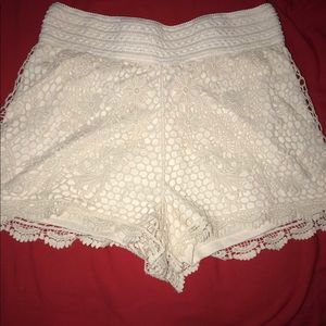 Embroided shorts